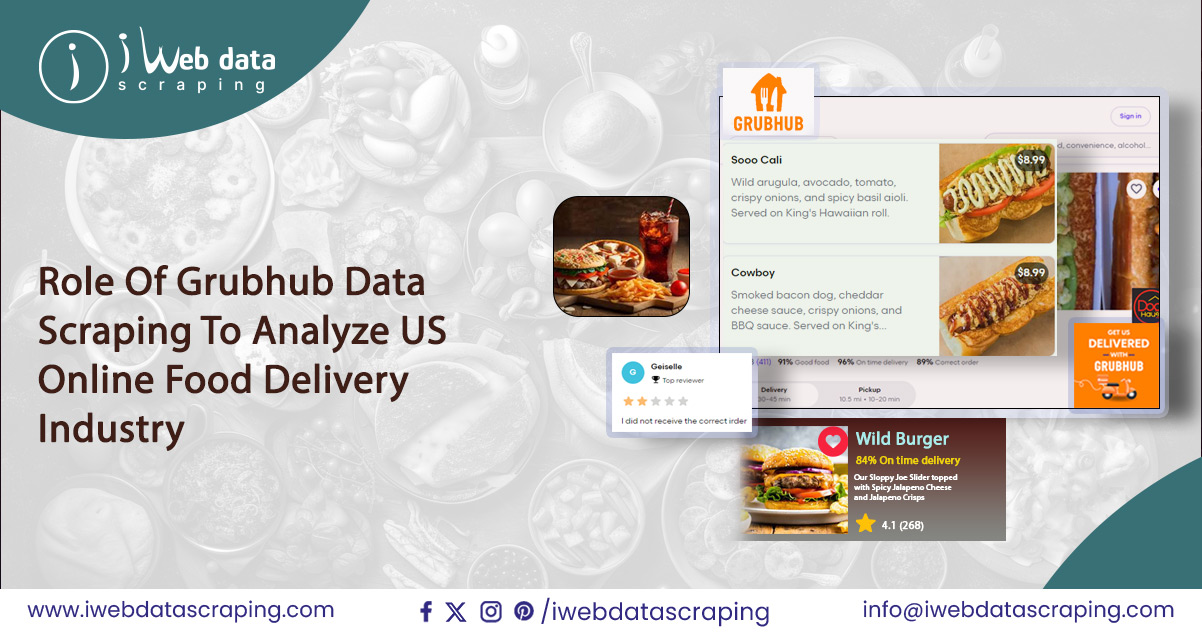 Role of Grubhub Data Scraping to Analyze US Online Food Delivery Industry